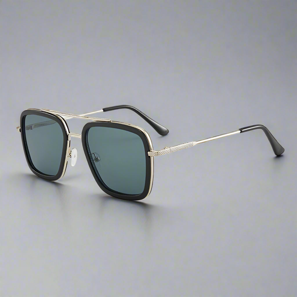 Stark - Unisex Fashion Square Frame Sunglasses