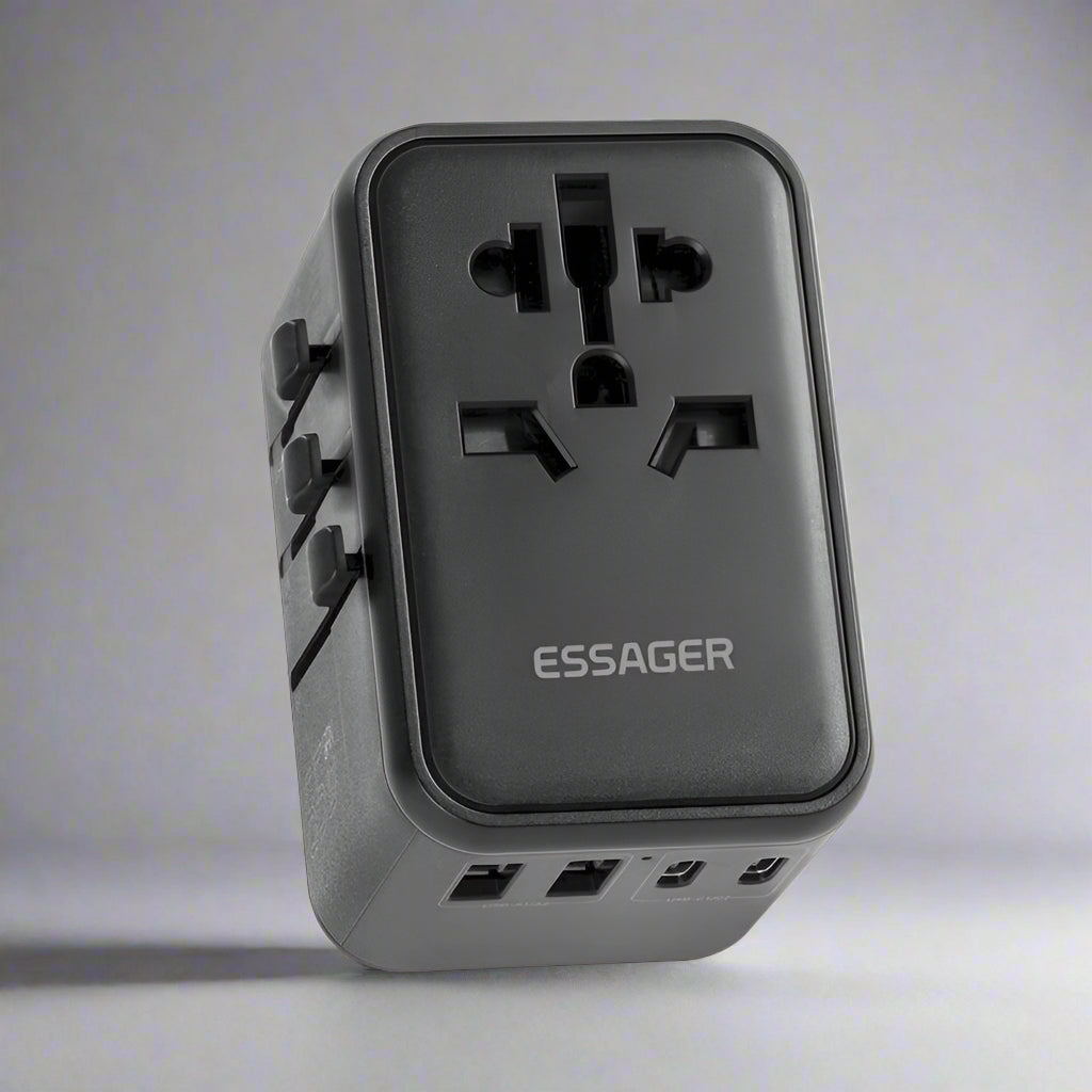 PulseCharge - 65W Universal Travel Plug Converter Charger And Charger