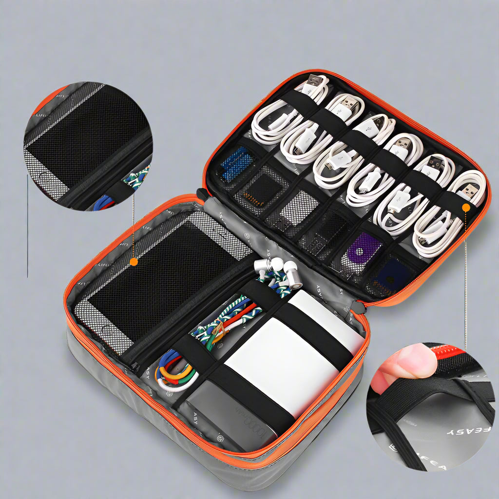 PulsePack Tech Pouch - Cable Mangement Organizer