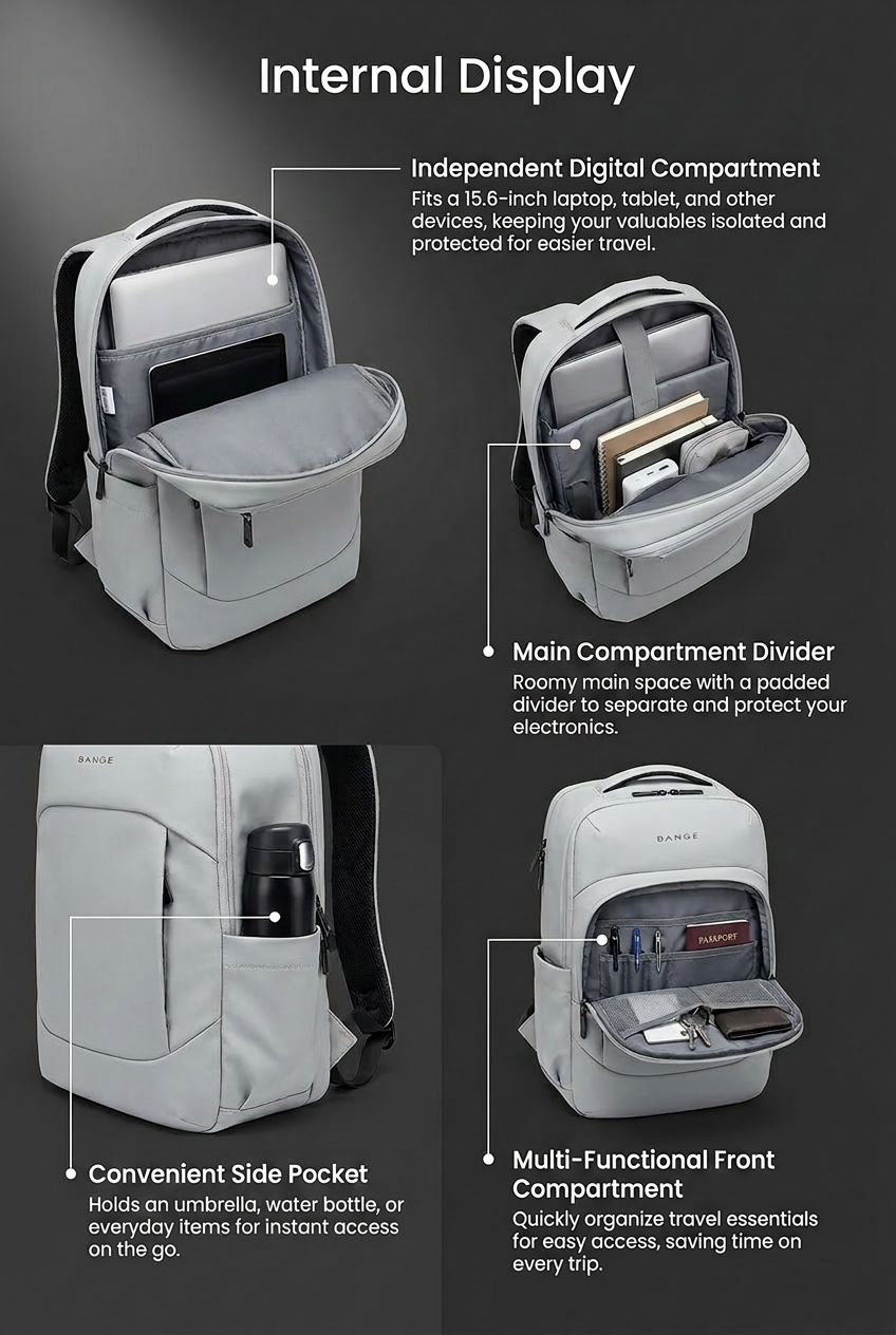 Helix - Large Capacity Student Backpack