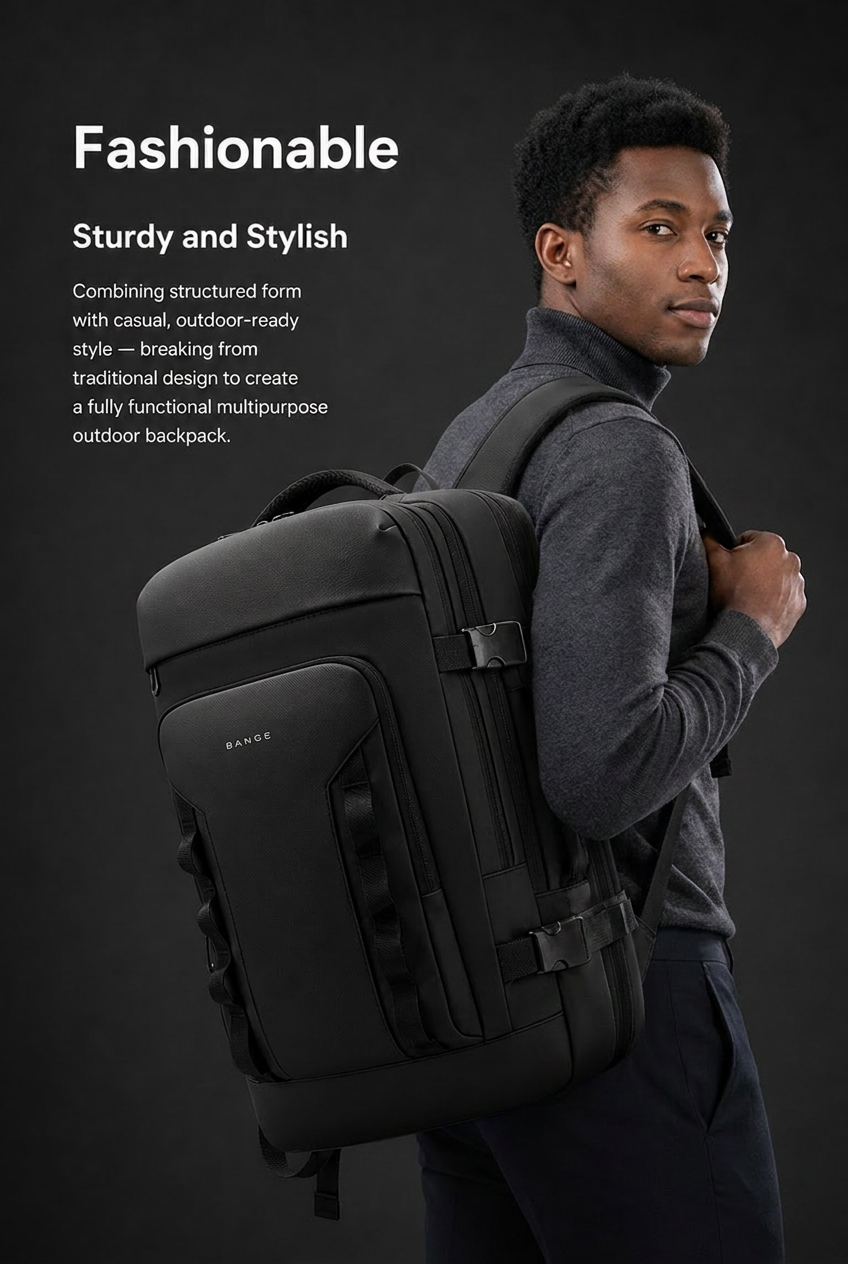 Forge - Large Capacity Expandable Travel Backpack