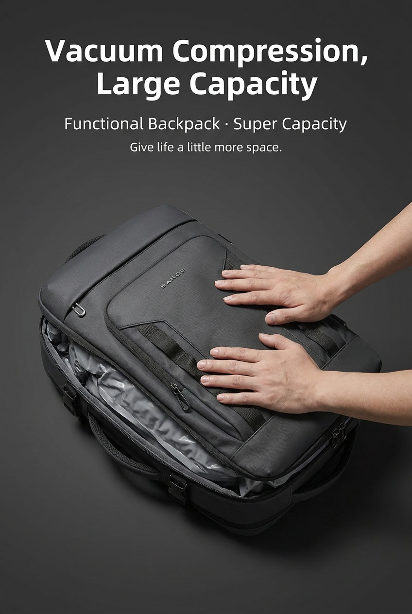 Traverse - Vacuum Compression Travel Backpack