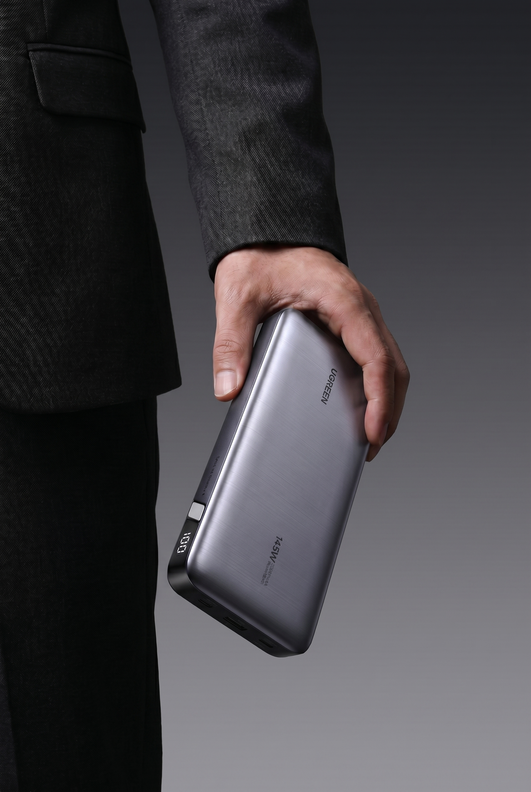 Laptop-Powerbank – ultraschnelles, intelligentes Ladegerät 145 W, 25000 mAh