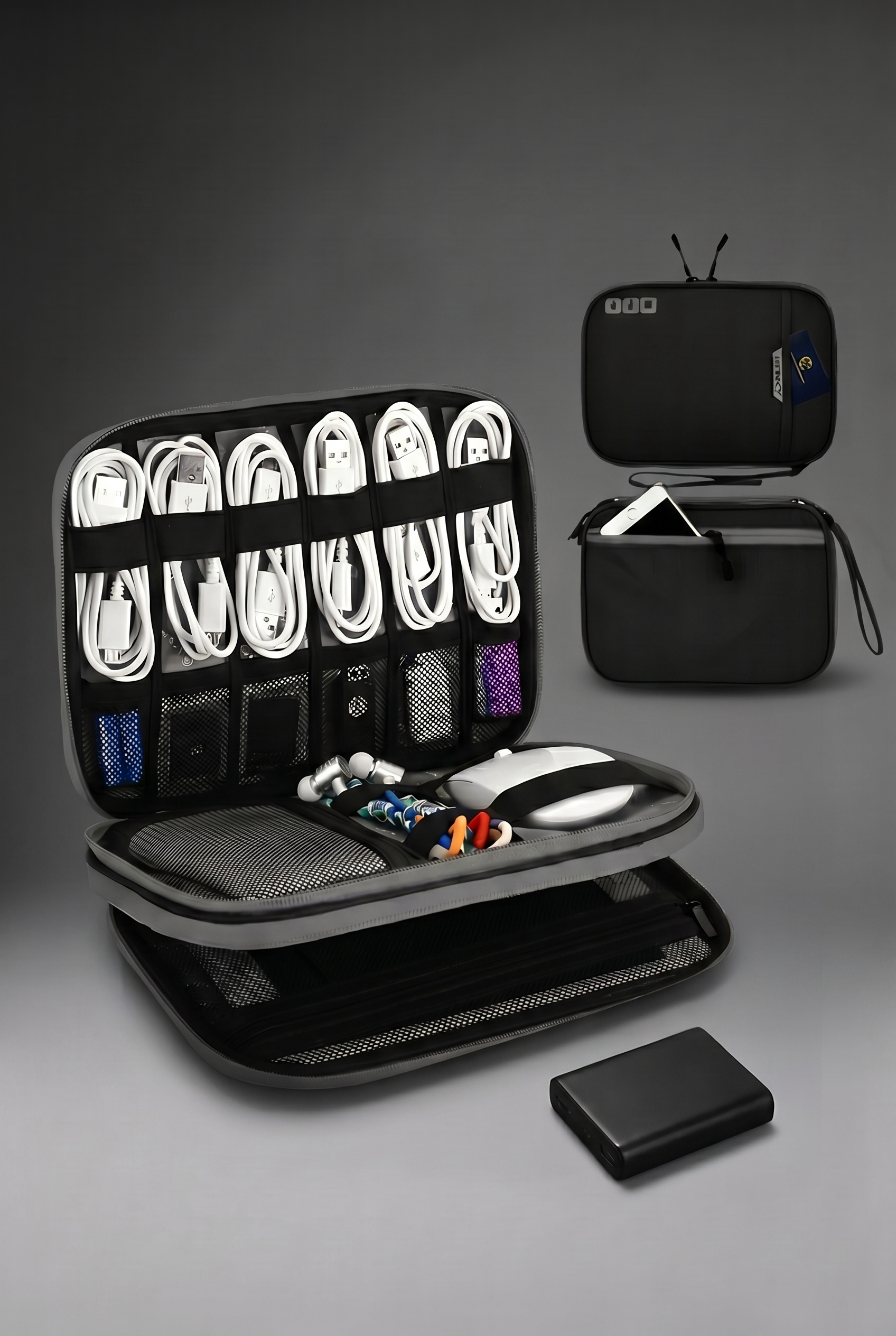 PulsePack Tech Pouch - Cable Mangement Organizer