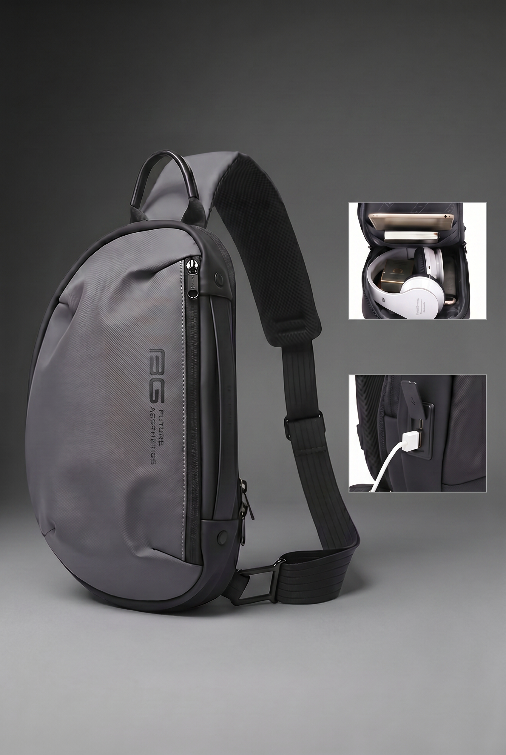 Onyx – Wasserdichte Schulter-/Brusttasche