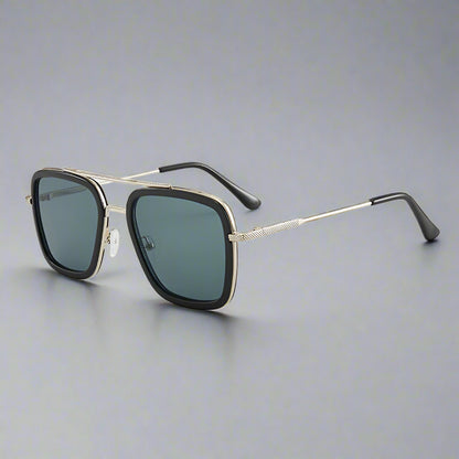 Stark - Unisex Fashion Square Frame Sunglasses