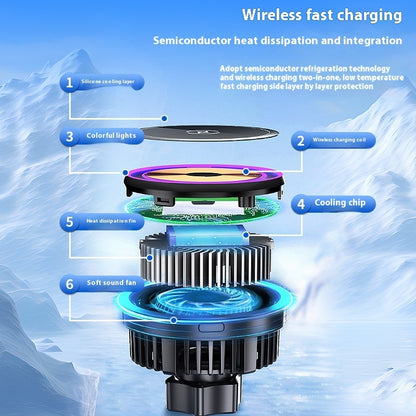 Sub-Zero: Magnetic Wireless Charger & Phone Cooler