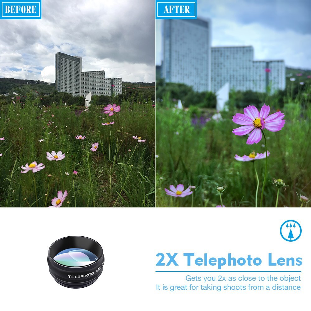 Shutterstream – 10-in-1 Cellphone Camera Lens Kit