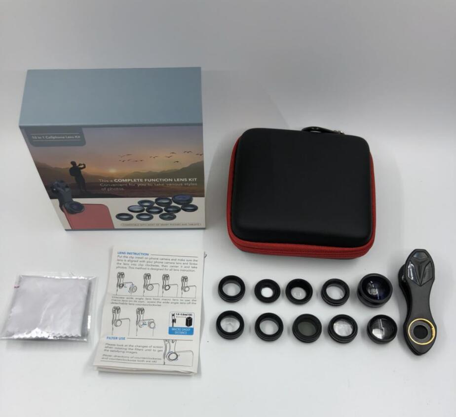 Shutterstream – 10-in-1 Cellphone Camera Lens Kit