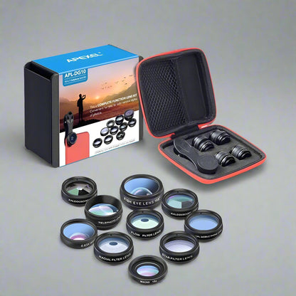 Shutterstream – 10-in-1 Cellphone Camera Lens Kit