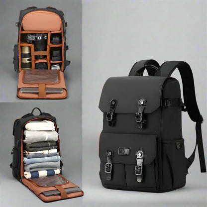 OptiGuard - Large Capacity Double Shoulder Strap Camera Bag