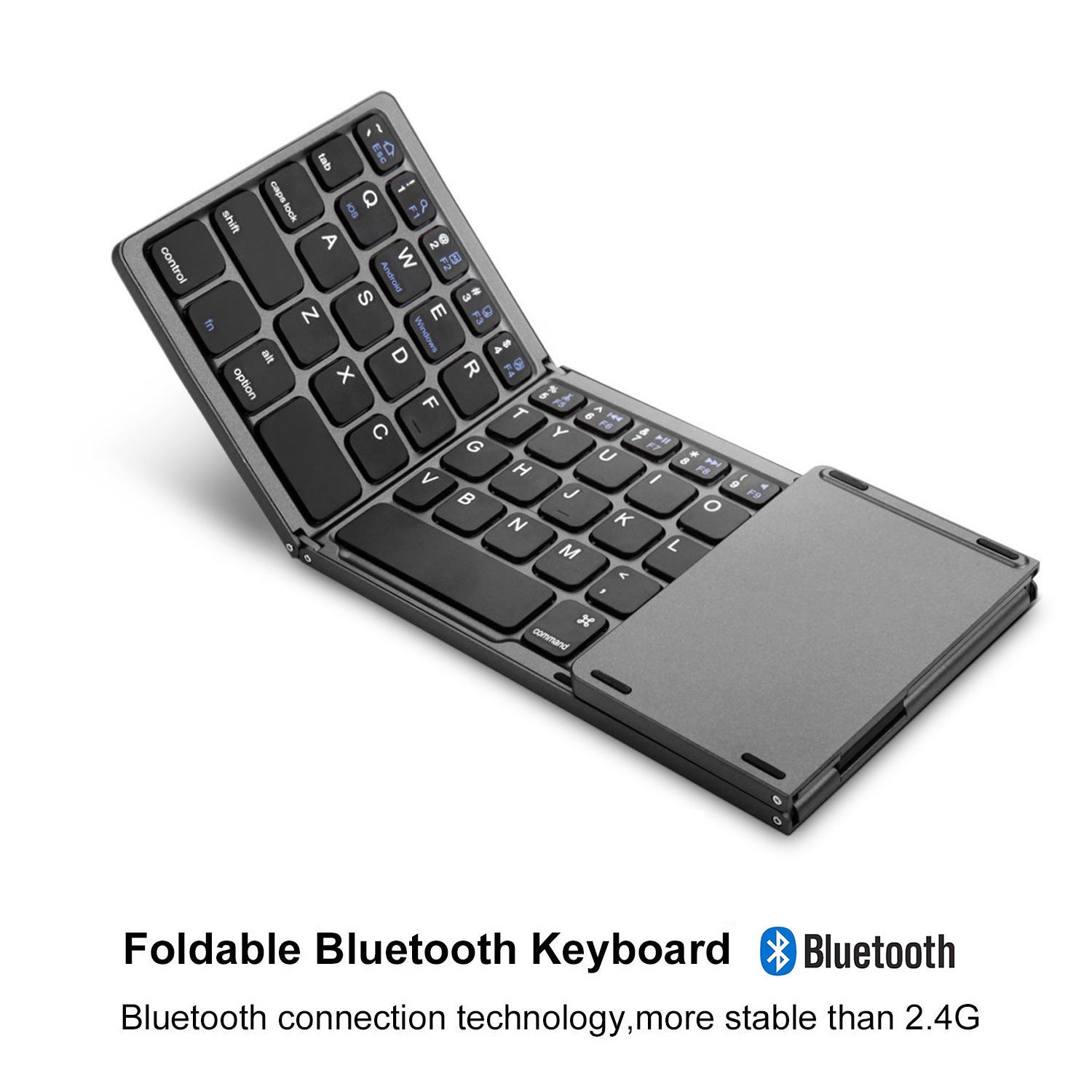 Portable Foldable Keyboard and Touch Pad