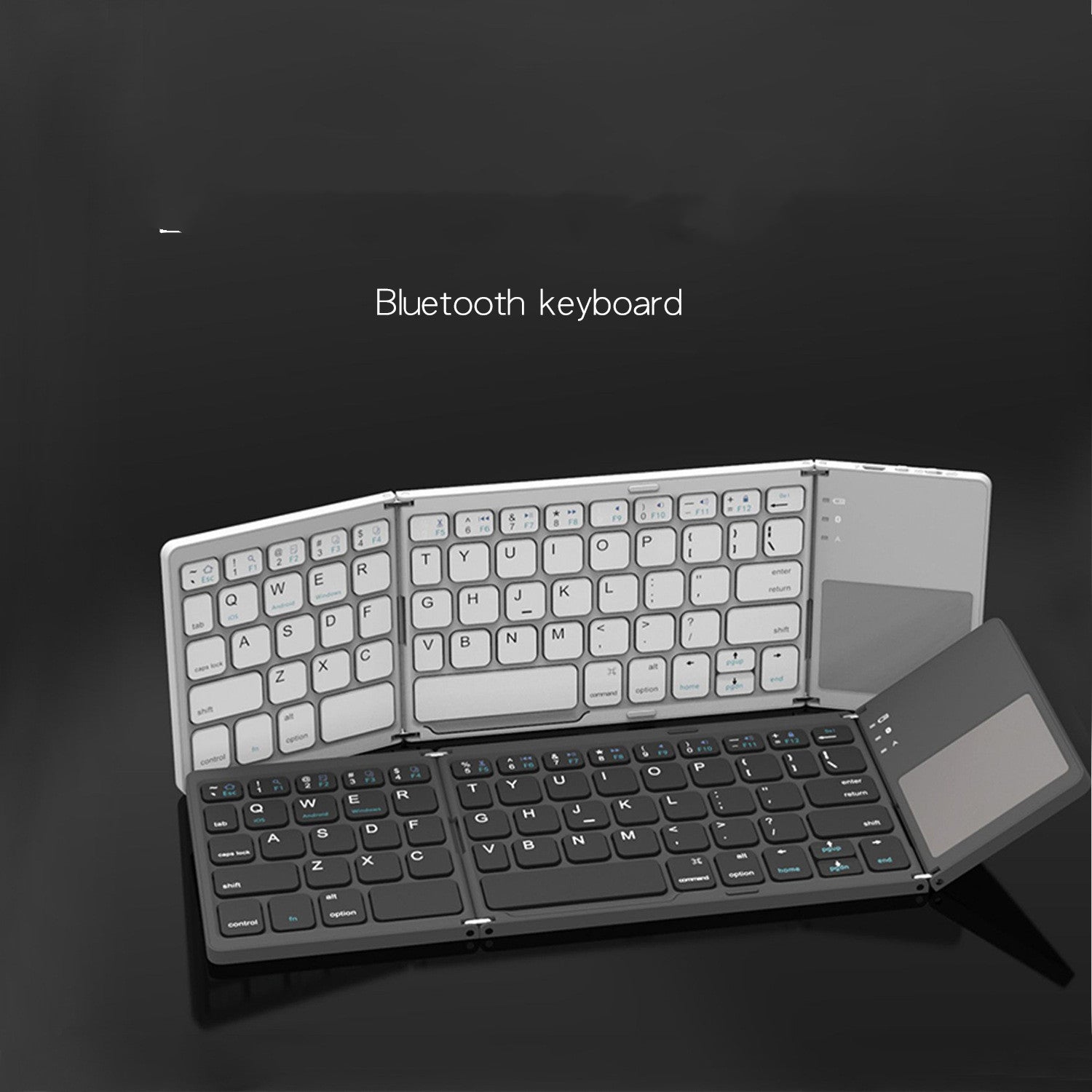 Portable Foldable Keyboard and Touch Pad