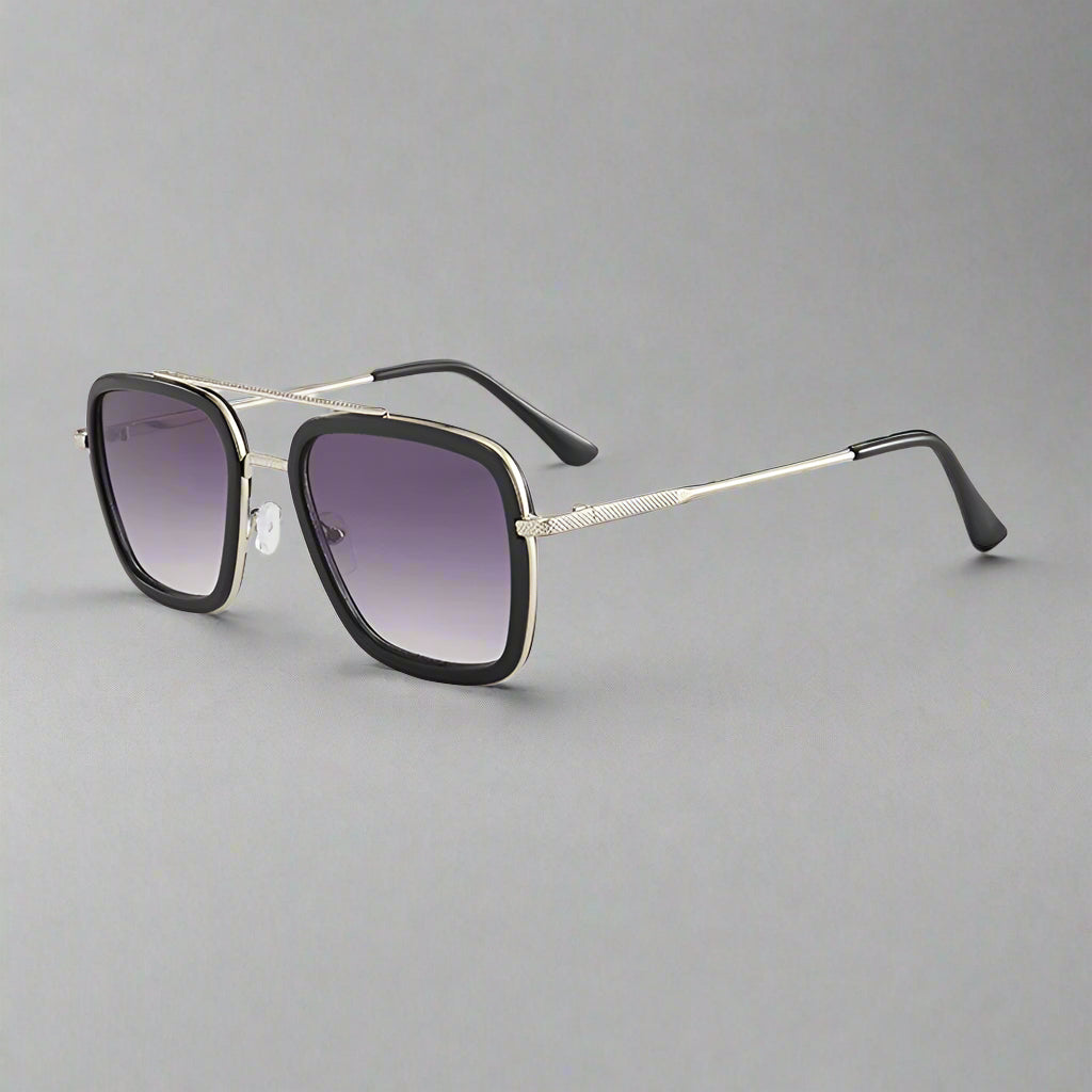 Stark - Unisex Fashion Square Frame Sunglasses