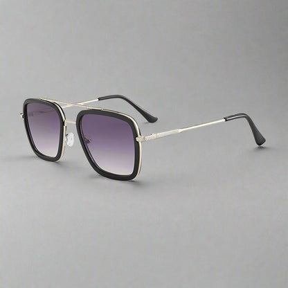 Stark - Unisex Fashion Square Frame Sunglasses
