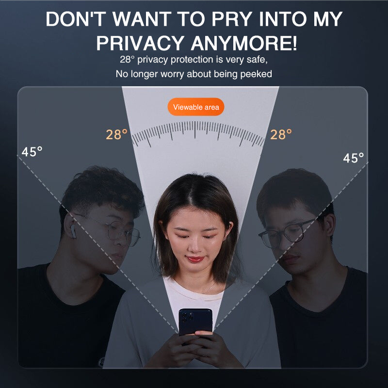 BlackVeil - Anti-peeping Mobile Phone Tempered Glass