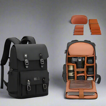 OptiGuard - Large Capacity Double Shoulder Strap Camera Bag