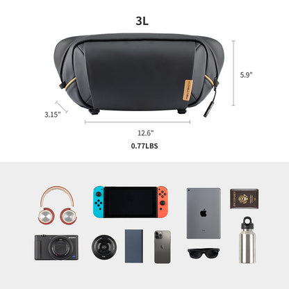 ShutterSafe - 3L Waist Camera And Digital Accessories Bag
