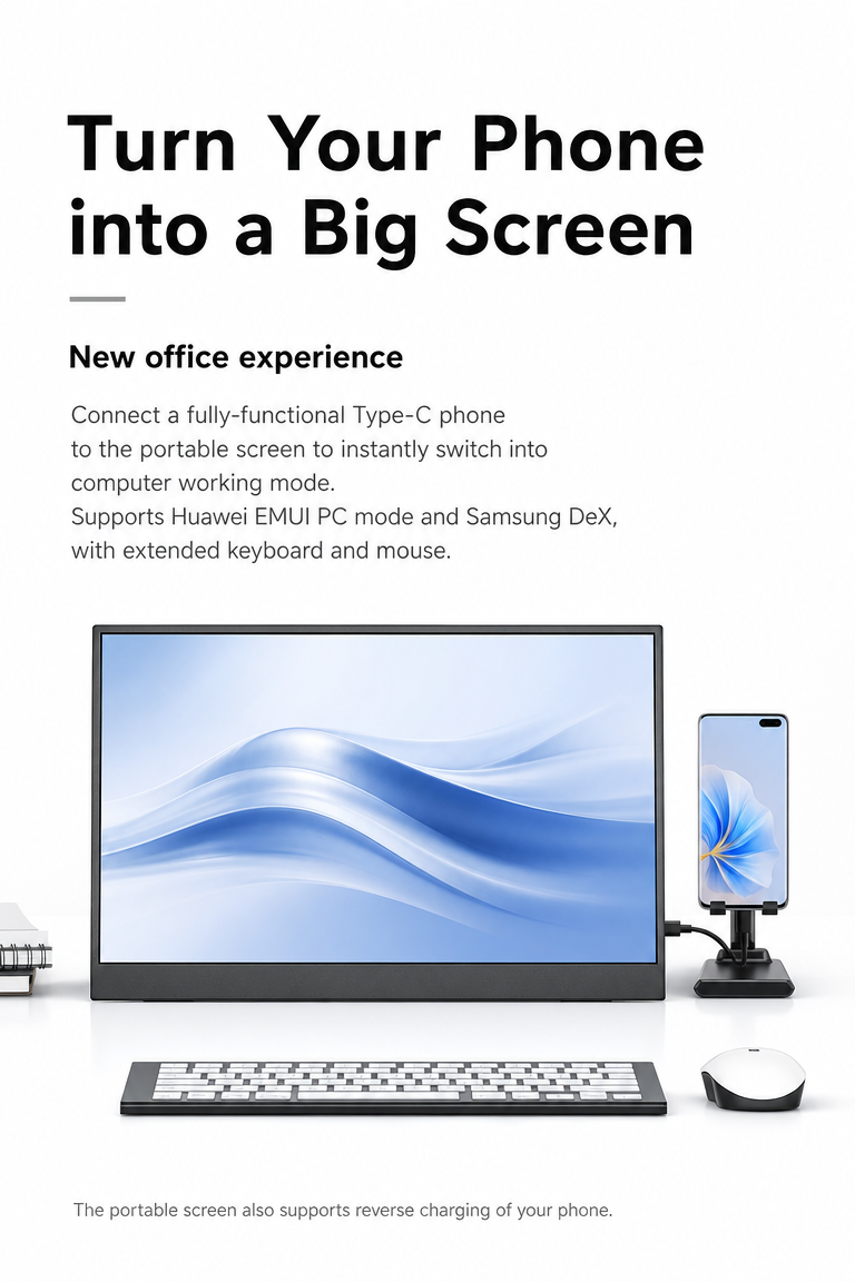 Atlas – External Auxiliary Display for Smartphones and Computers