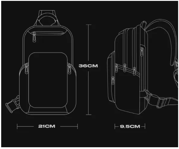 Emberstorm - Large Capacity Crossbody Bag