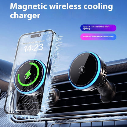 Sub-Zero: Magnetic Wireless Charger & Phone Cooler