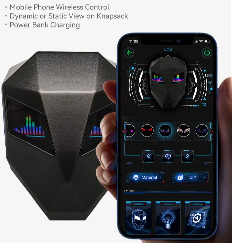 CypherShell - Led Motorcycle Backpack