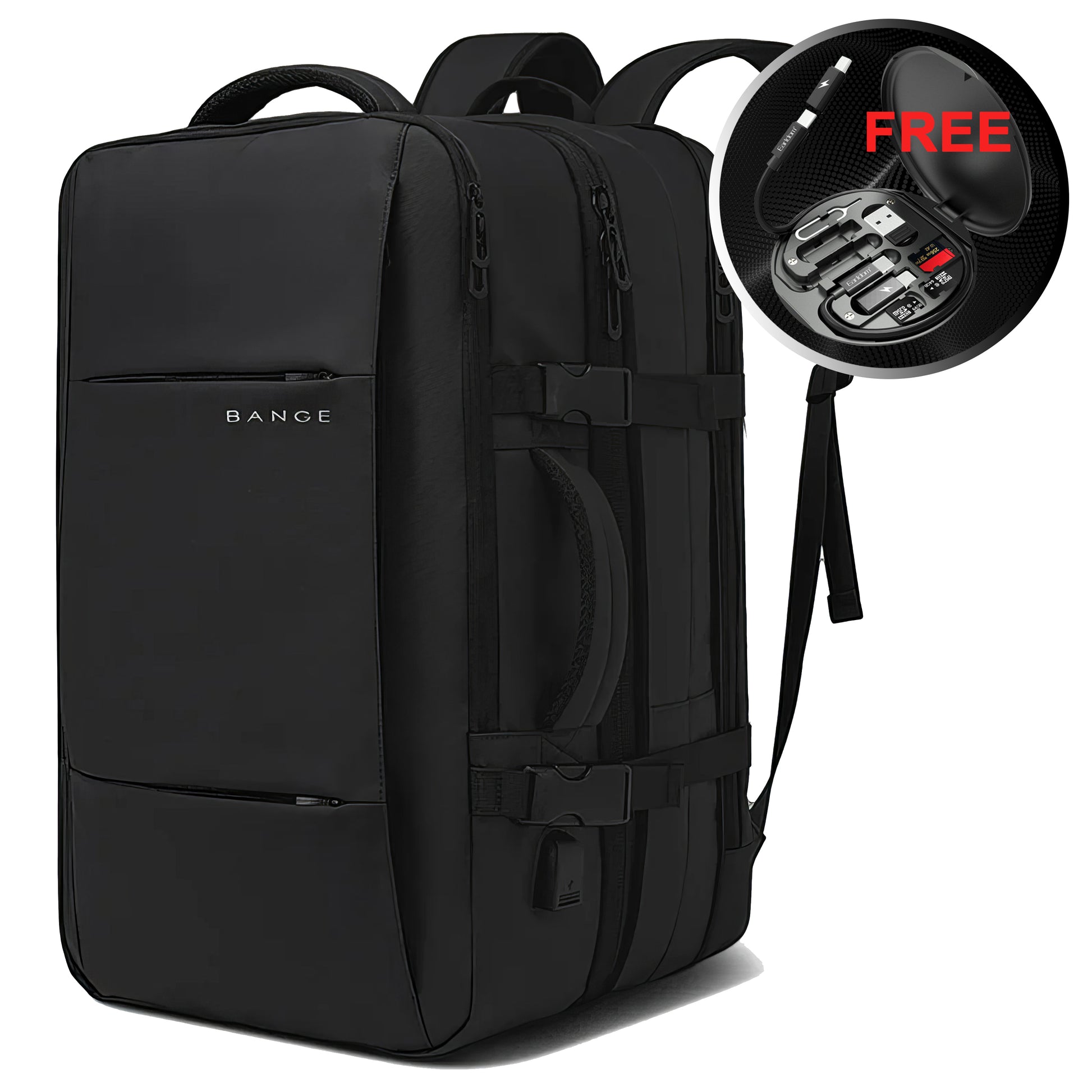 Digital Nomad - Multipurpose Backpack (with FREE USB-C Travel adapter) –  Bange Official
