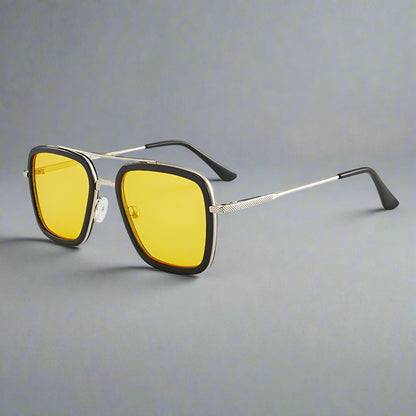 Stark - Unisex Fashion Square Frame Sunglasses