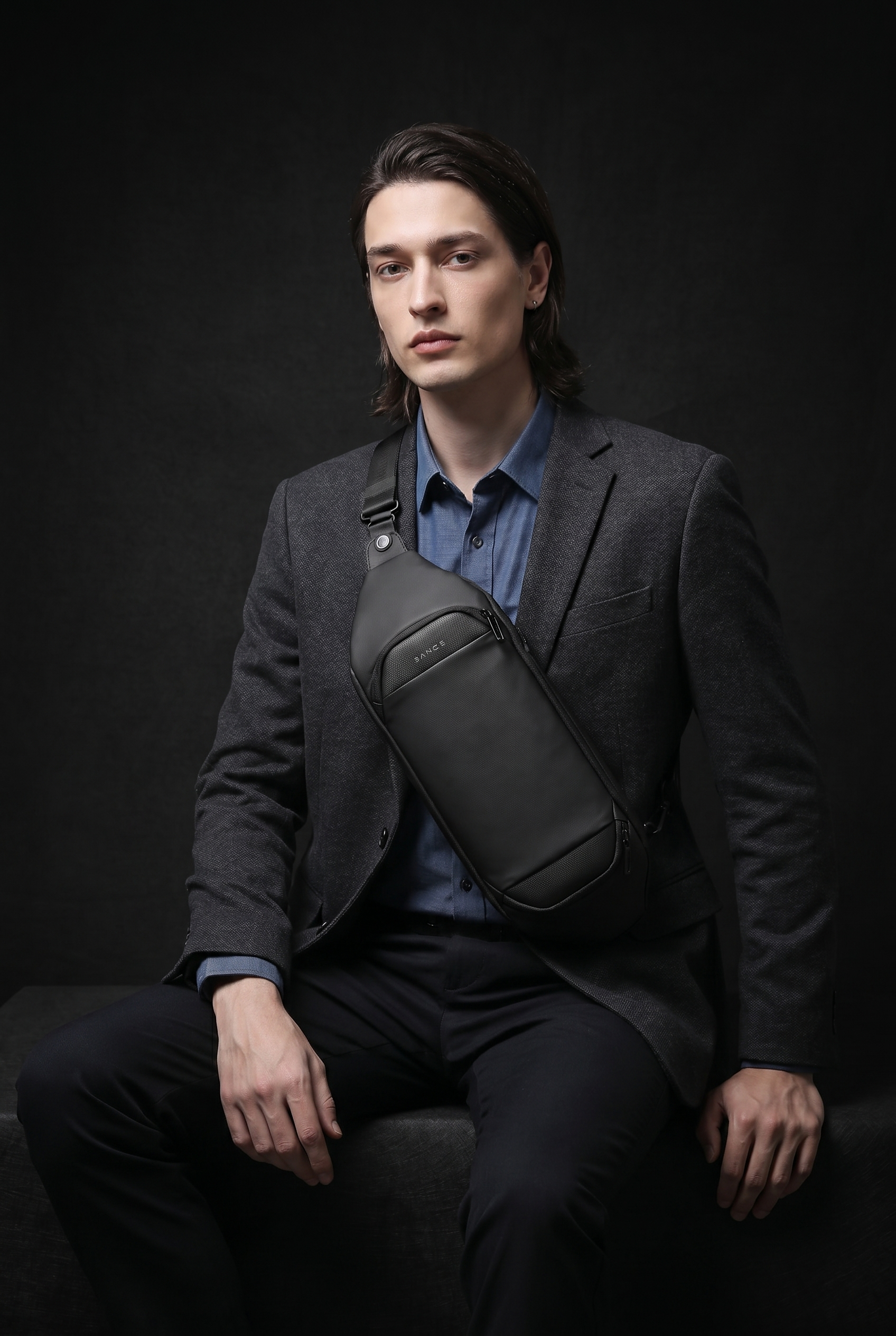 Tide – Leichte Schultertasche mit einem Riemen