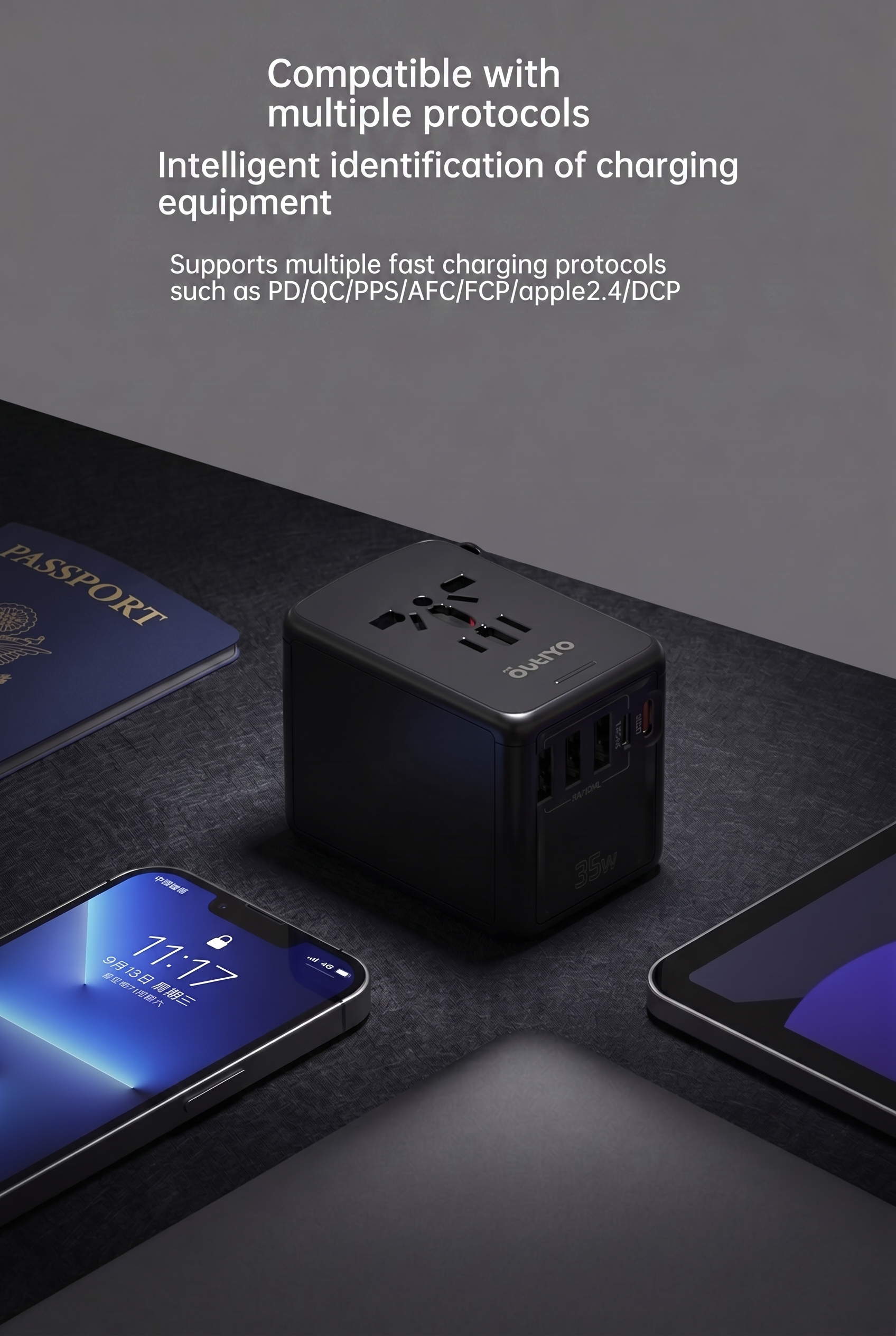 Internationaler Universal-Reisekonvertierungsstecker 