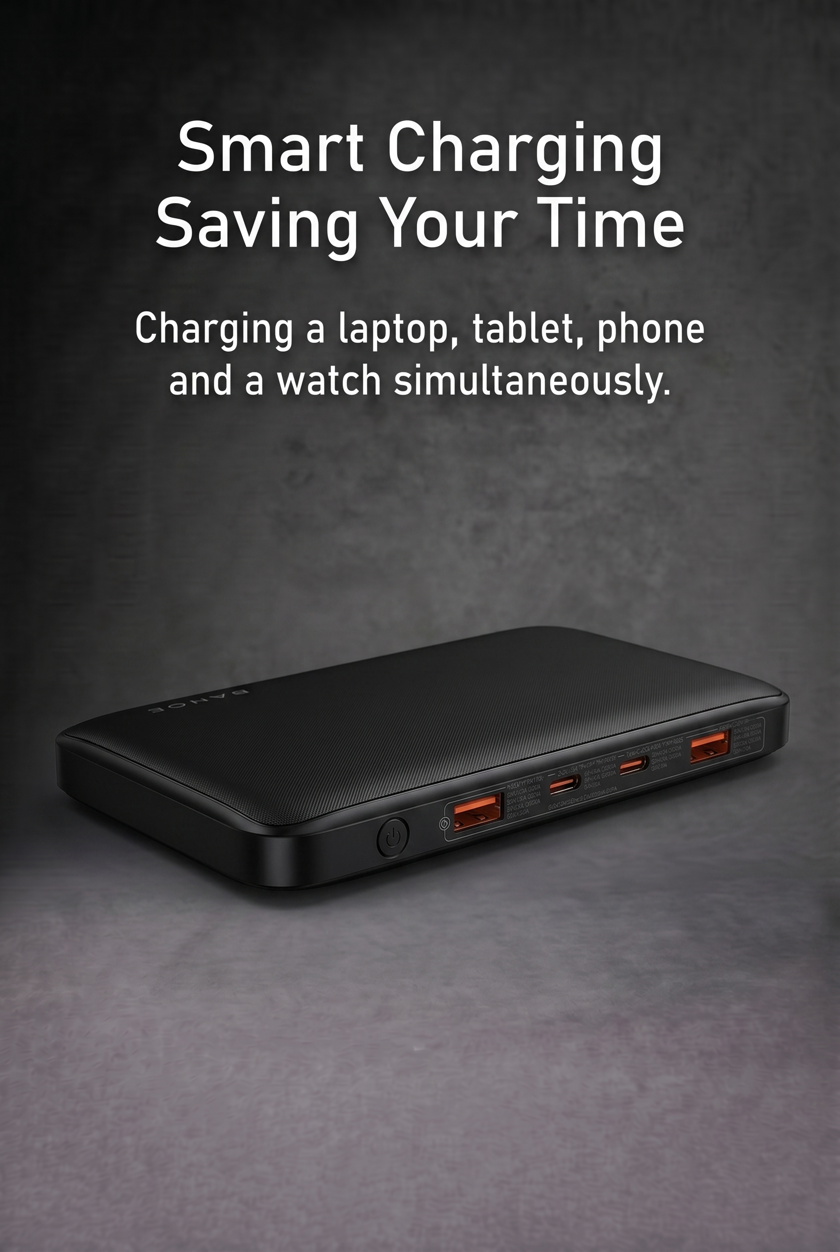 Intelligente, schnell aufladbare Laptop-Powerbank 100 W 20000 mAh