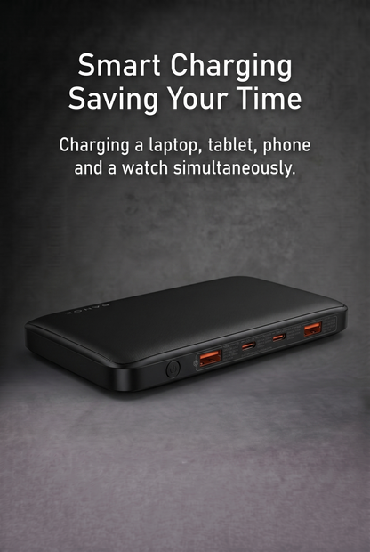 Intelligente, schnell aufladbare Laptop-Powerbank 100 W 20000 mAh