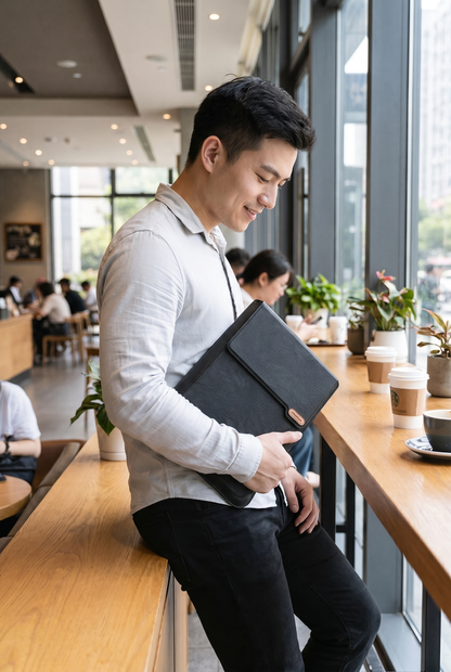 Tragbarer Laptop-Schutzhülle und Ständer für den Arbeitsplatz 
