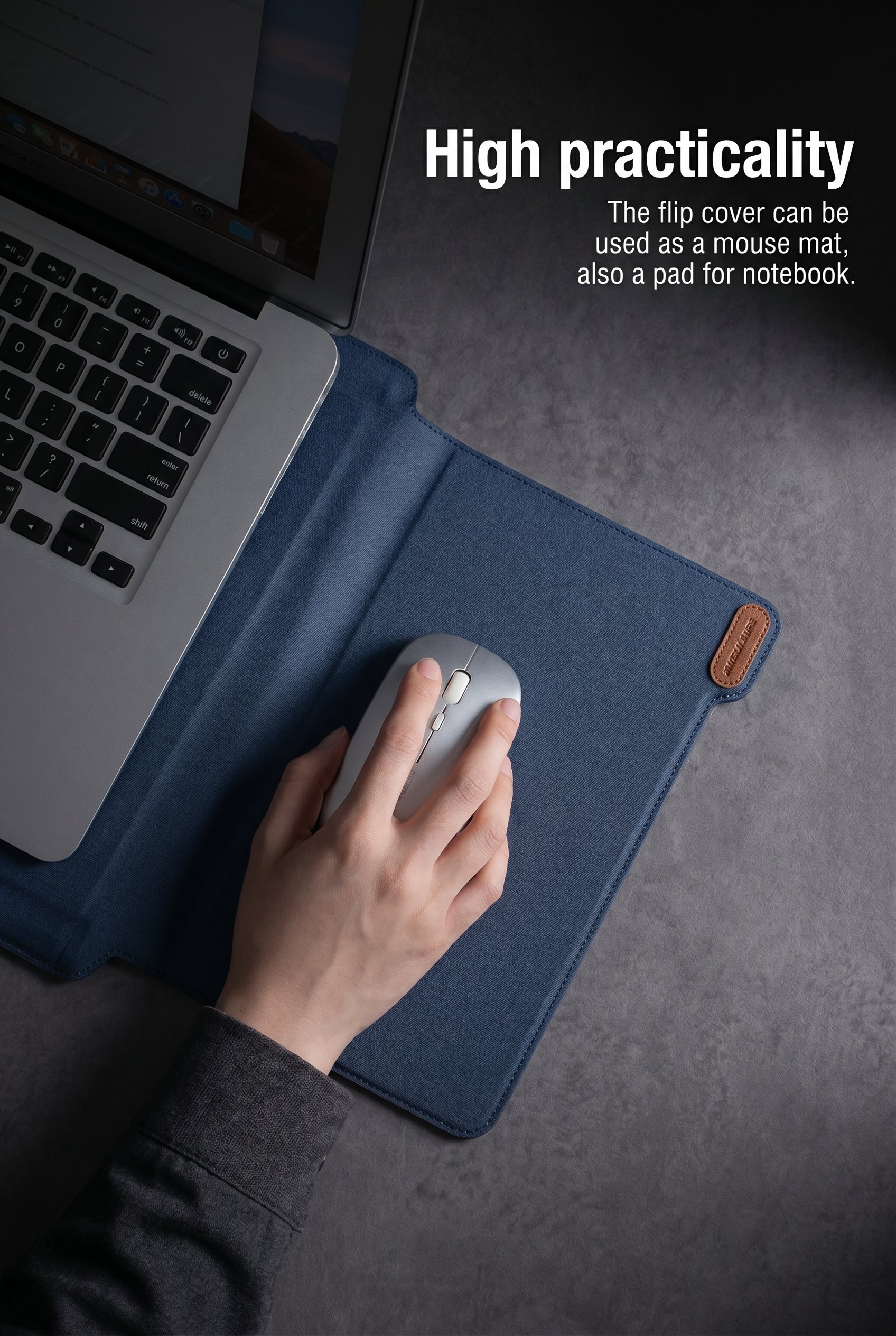Tragbarer Laptop-Schutzhülle und Ständer für den Arbeitsplatz 