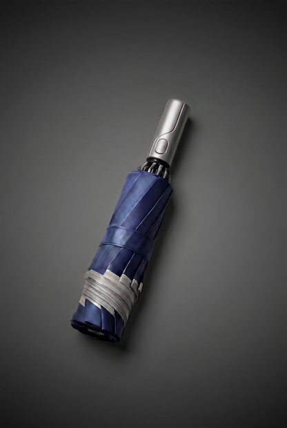 Automatic Reflective Strip Reverse Umbrella