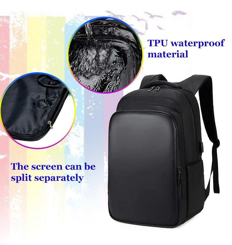 CryoShift - Multimedia LED Business Backpack